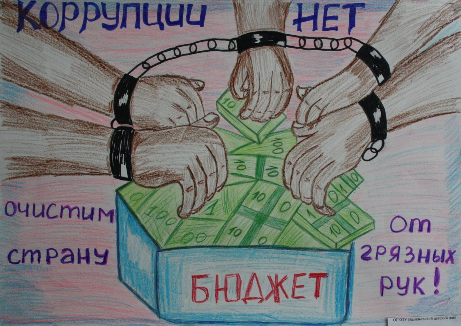 Рисунок на тему противодействие коррупции