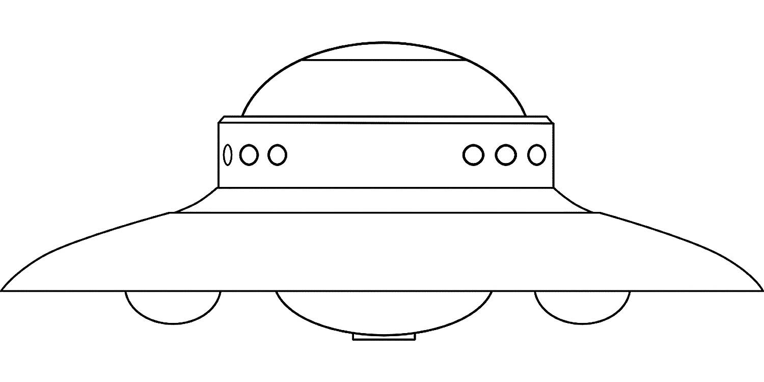 Летающая тарелка рисунок карандашом легко и красиво