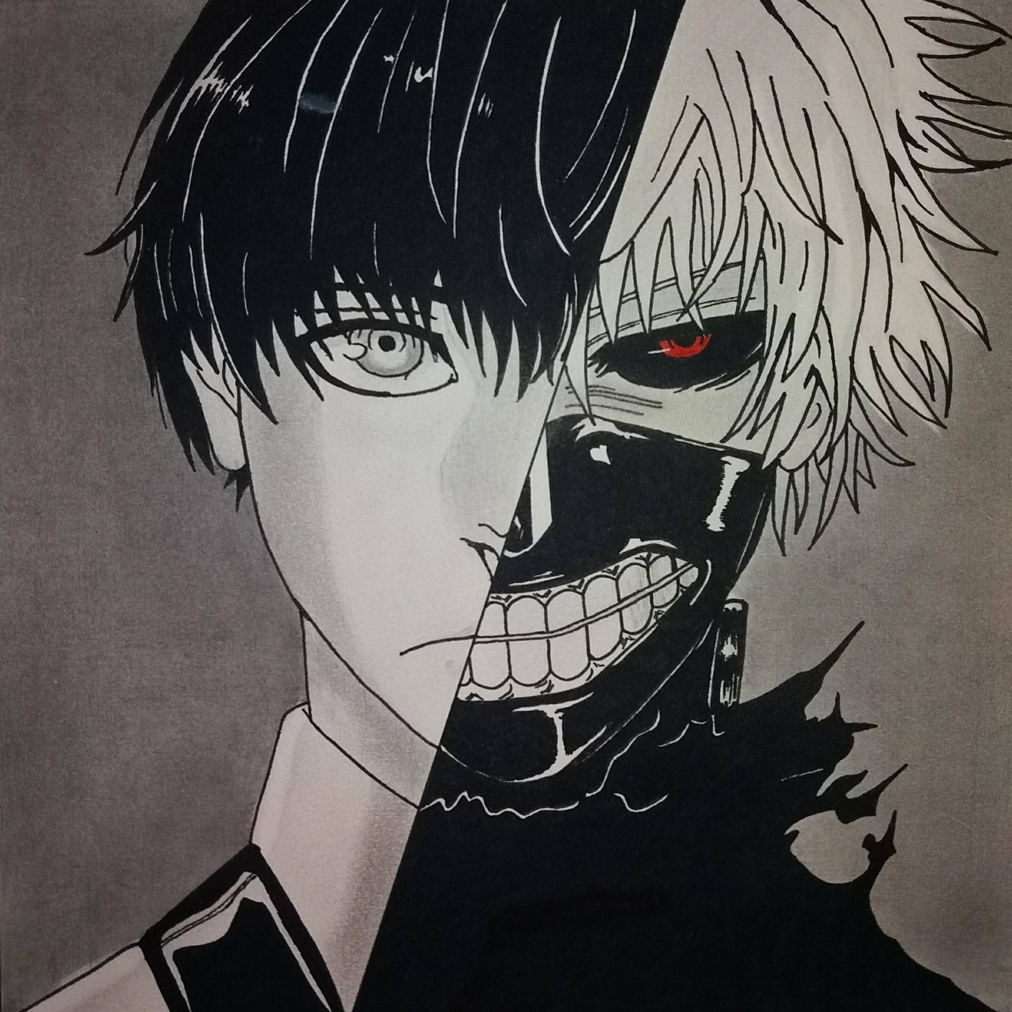 Рисунки kaneki ken