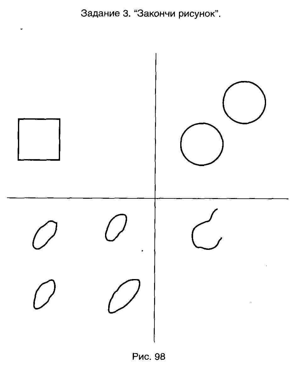 Методика незаконченные рисунки