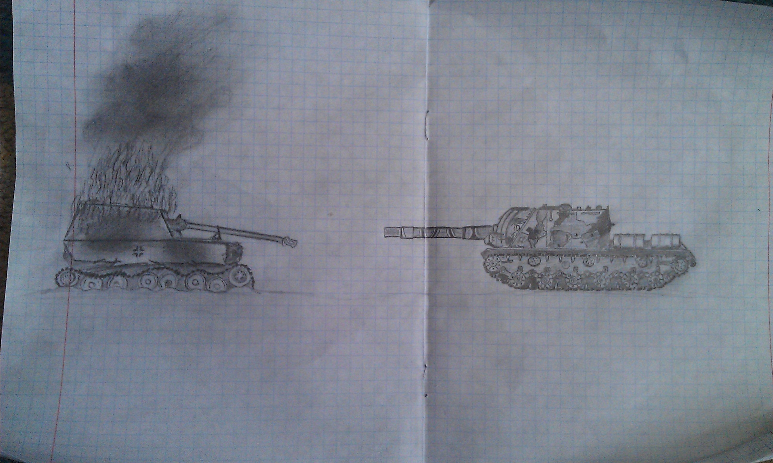 как нарисовать военный танк из гта 5 фото 110