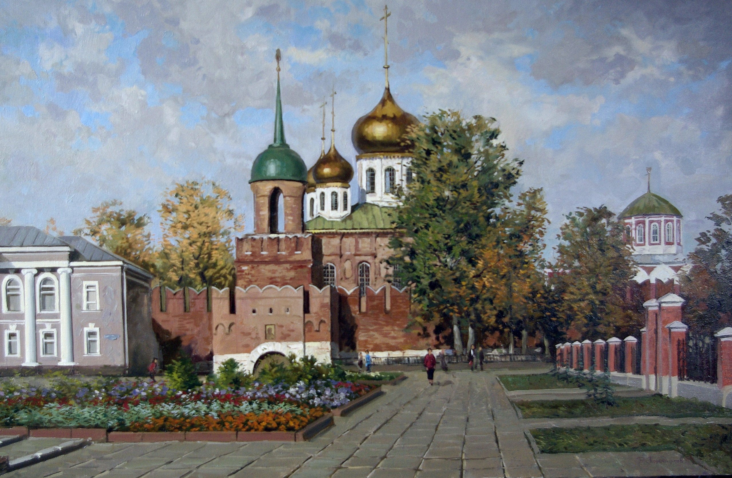 Рисунок кремль тульский кремль