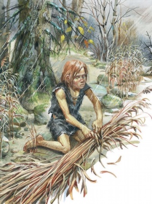 Приключения доисторического мальчика иллюстрации