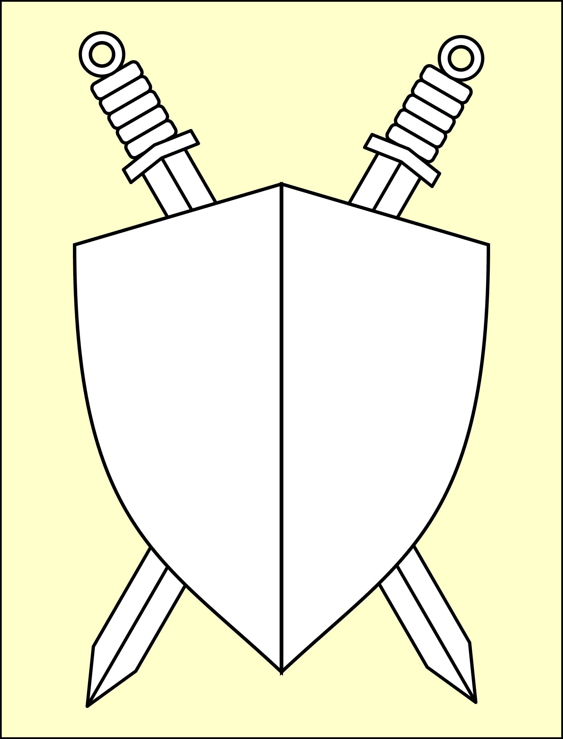 Рисунок щита для герба