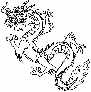 Как нарисовать японского дракона