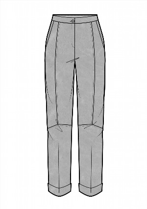 Как нарисовать брюки