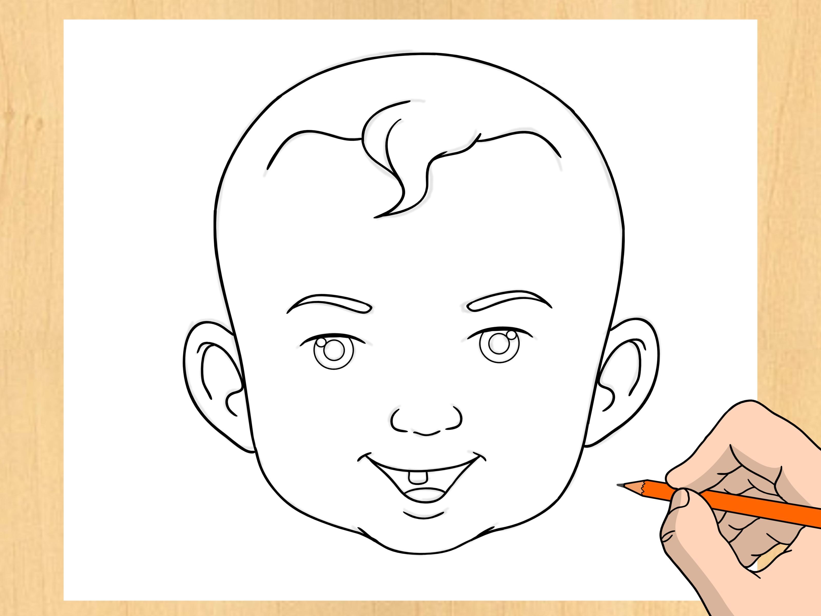 Как нарисовать ребенка поэтапно простым карандашом. Рисование на лице для детей. Лицо человека рисунок. Лицо человека рисунок для детей. Портрет ребенка карандашом.
