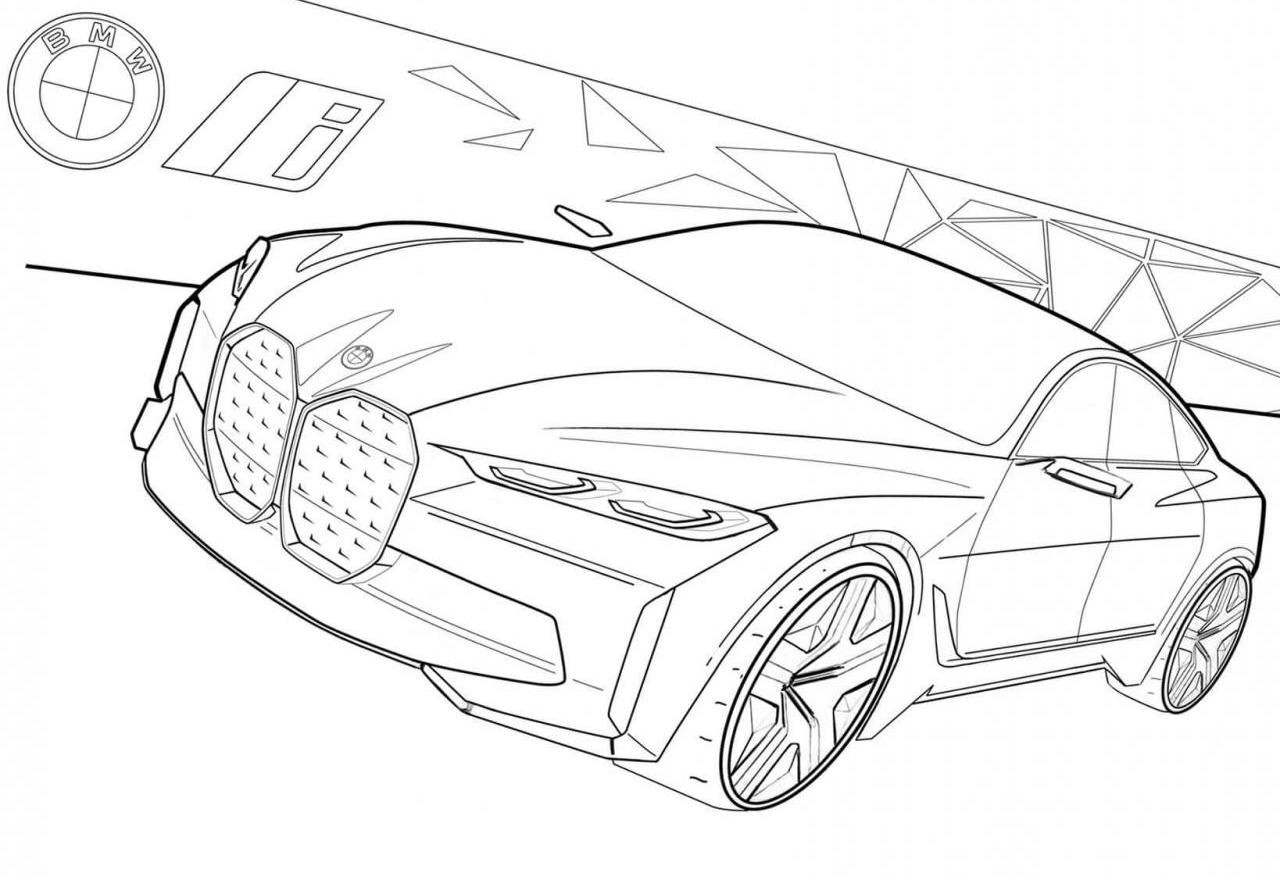 Bmw m5 f90 рисунок