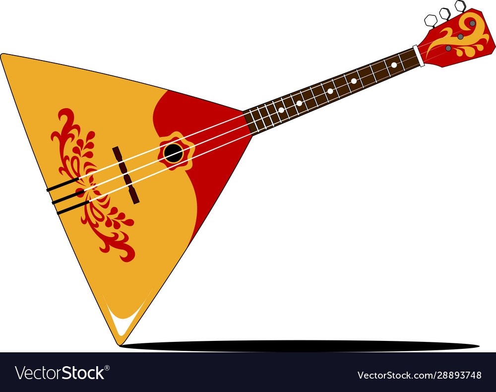 Балалайка музыкальный инструмент рисунок