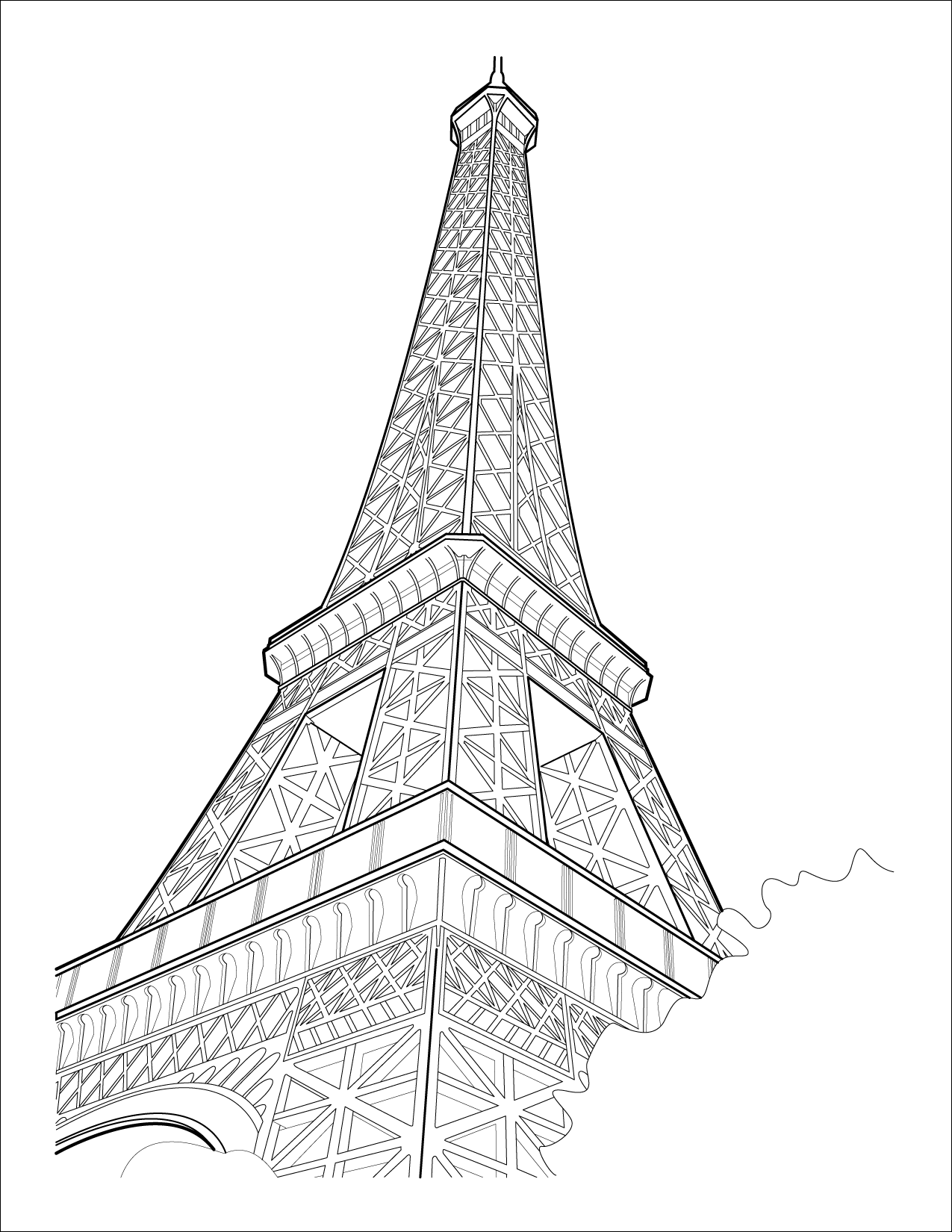 Картинки карандашом эльфивой башни