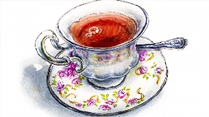 Рисунок чашка чая