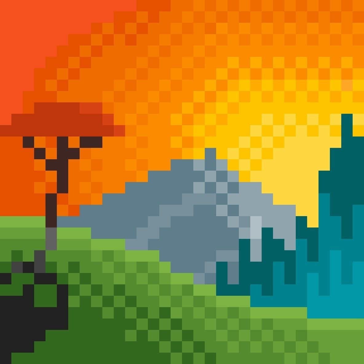 Рисунки pixel art