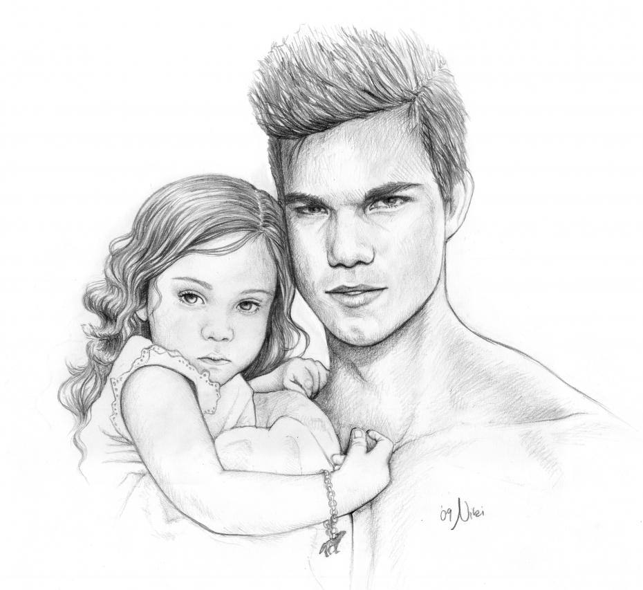 Renesmee Cullen and Jacob Black