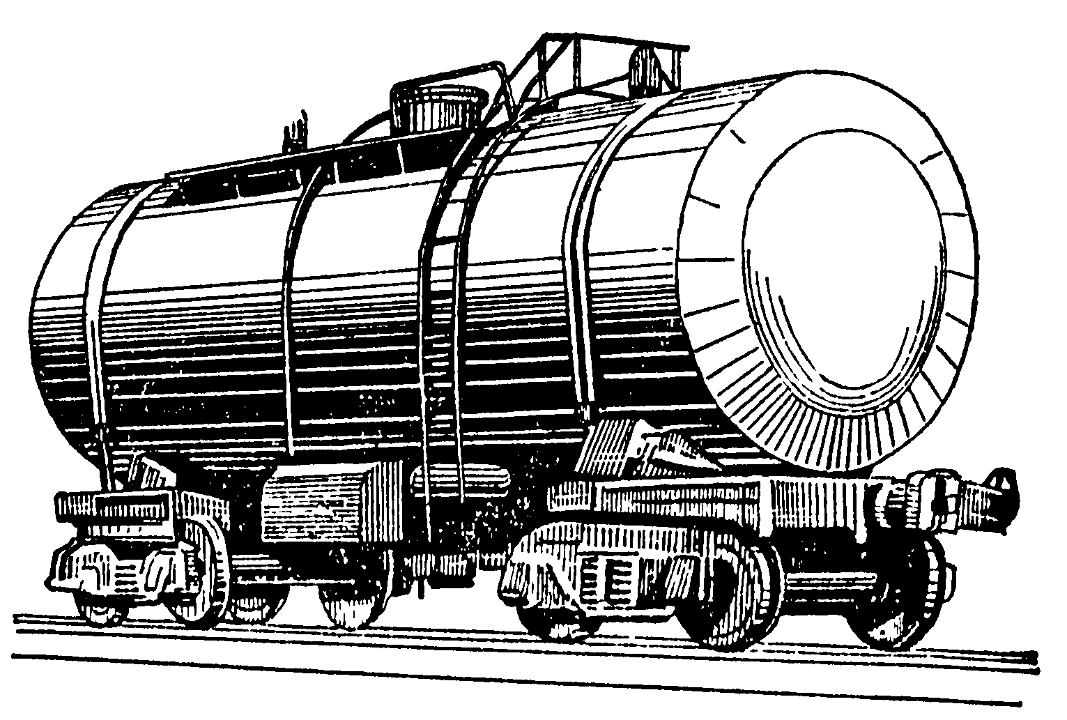 Рисунок грузового поезда