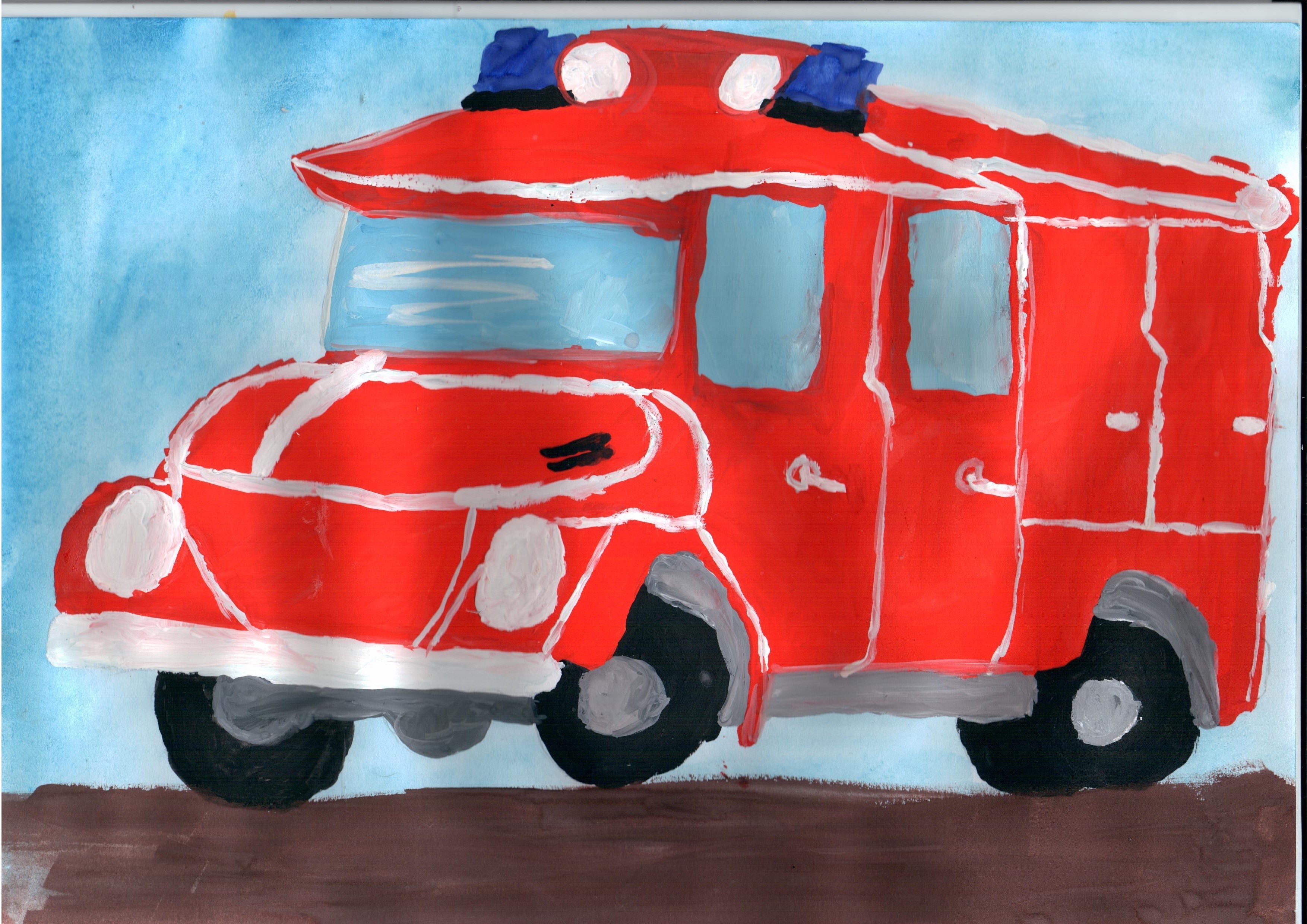 Пожарная машина старшая группа. Рисование для детей пожарная машина. Рисование пожарной машины в детском саду. Пожарная машина рисунок. Рисование пожарная машина в подготовительной группе.
