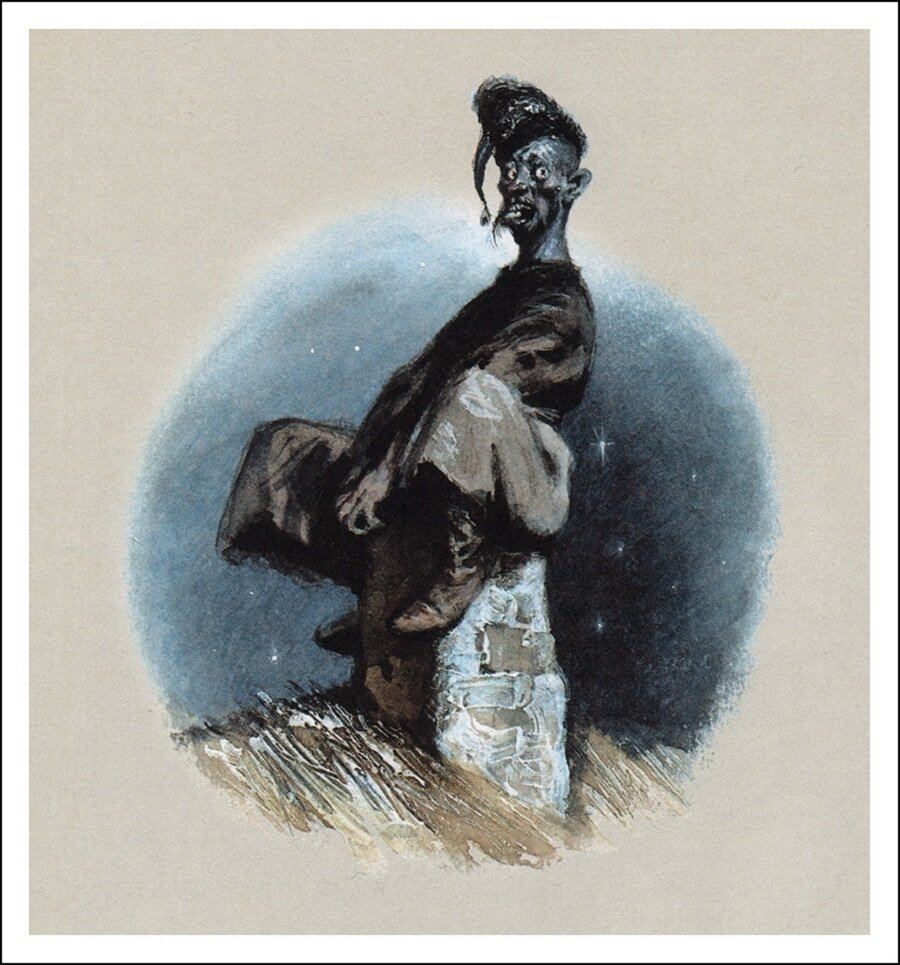 Иллюстрации к произведениям н в гоголя. Гоголь ночь на хуторе близ Диканьки.