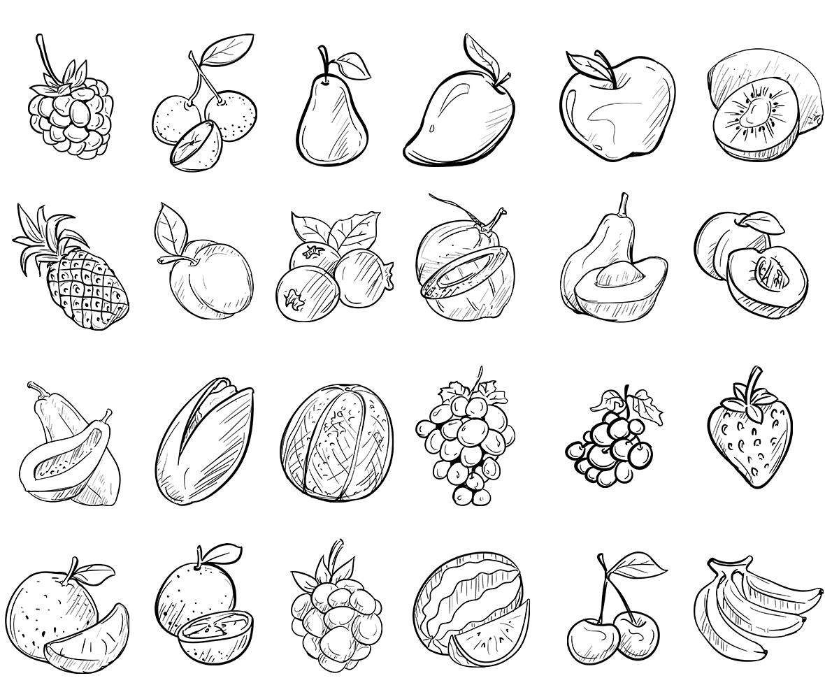Картинки фруктов для срисовки. Фрукты для рисования. Рисовать фрукты. Фрукты и овощи карандашом. Фрукты для срисовки карандашом.