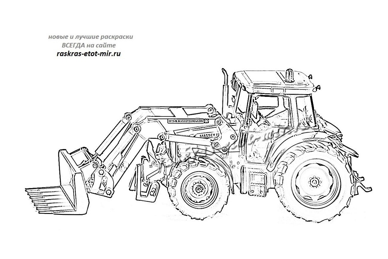 Трактор мтз 82 рисунок