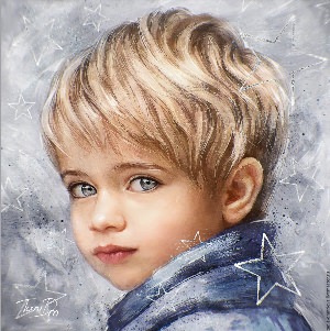 Портрет мальчика детский рисунок