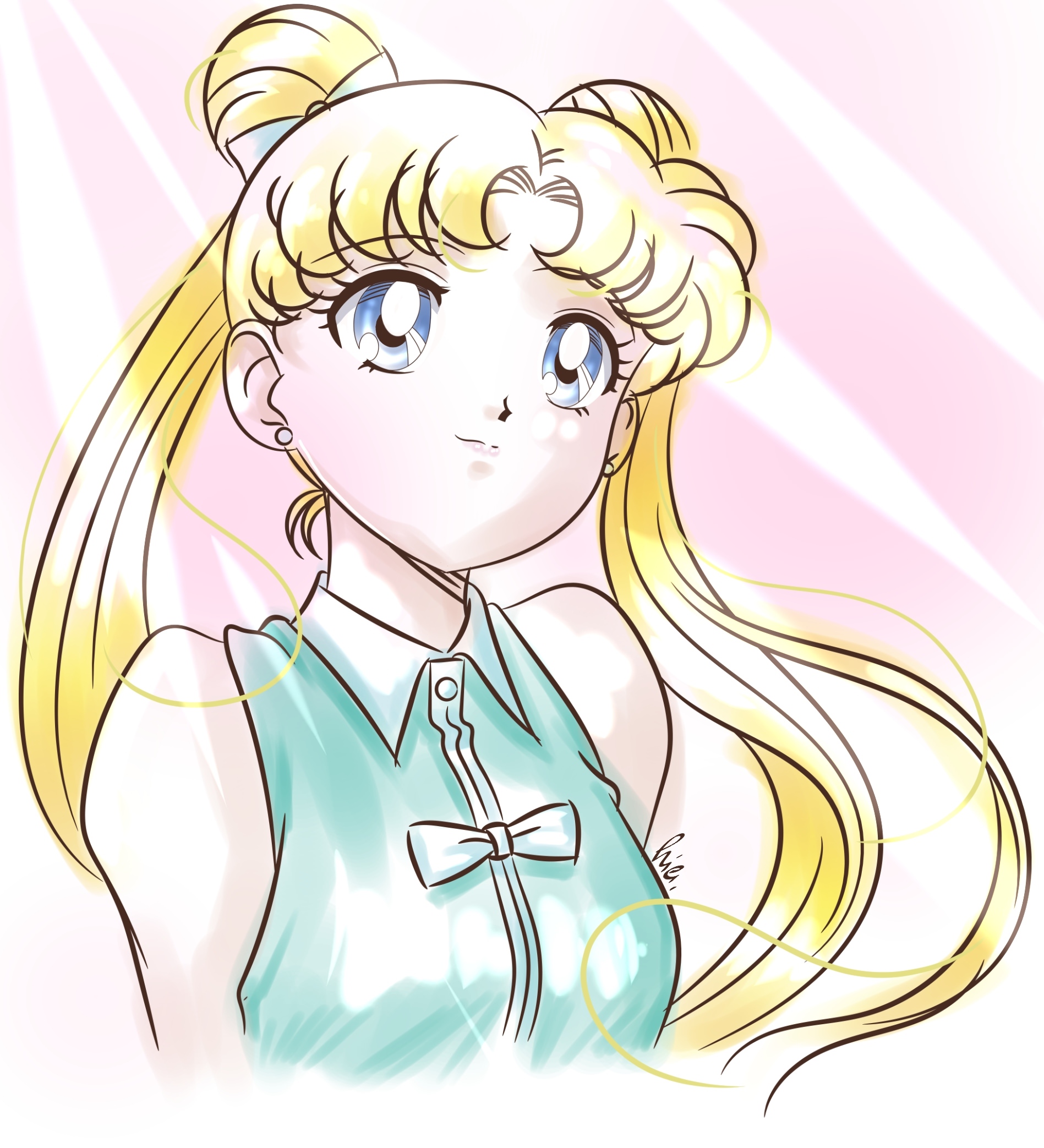 Нарисовать sailor moon