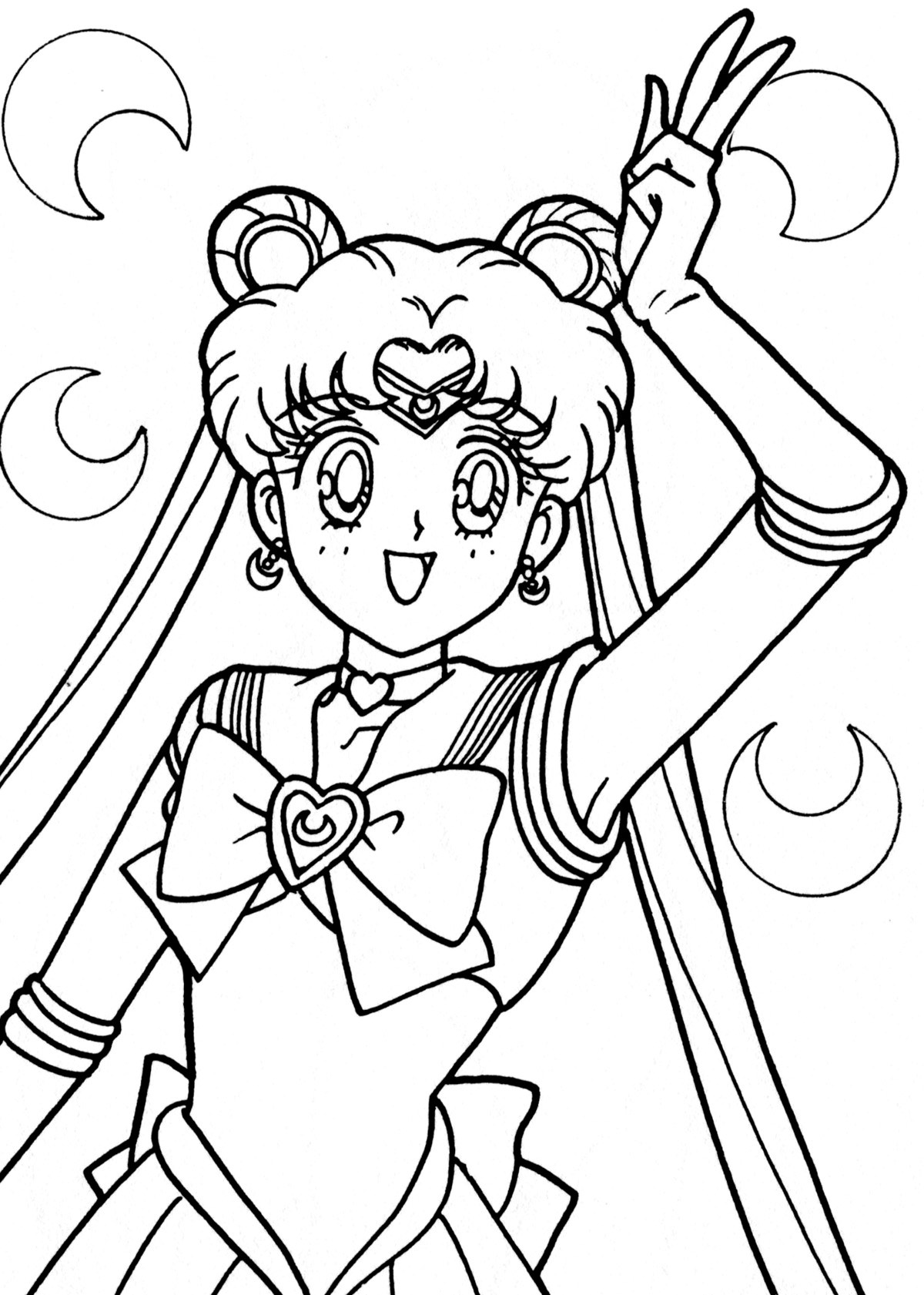 Нарисовать sailor moon