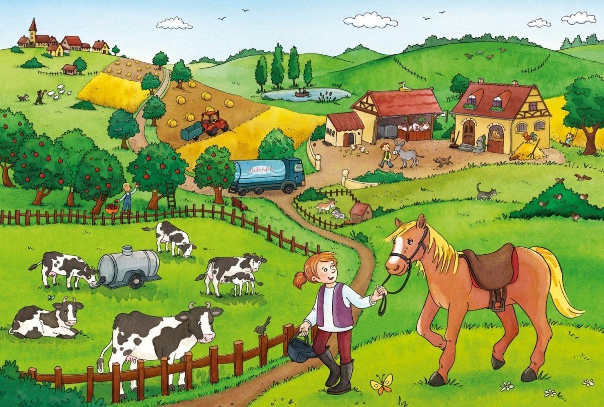 On the farm картинки для детей