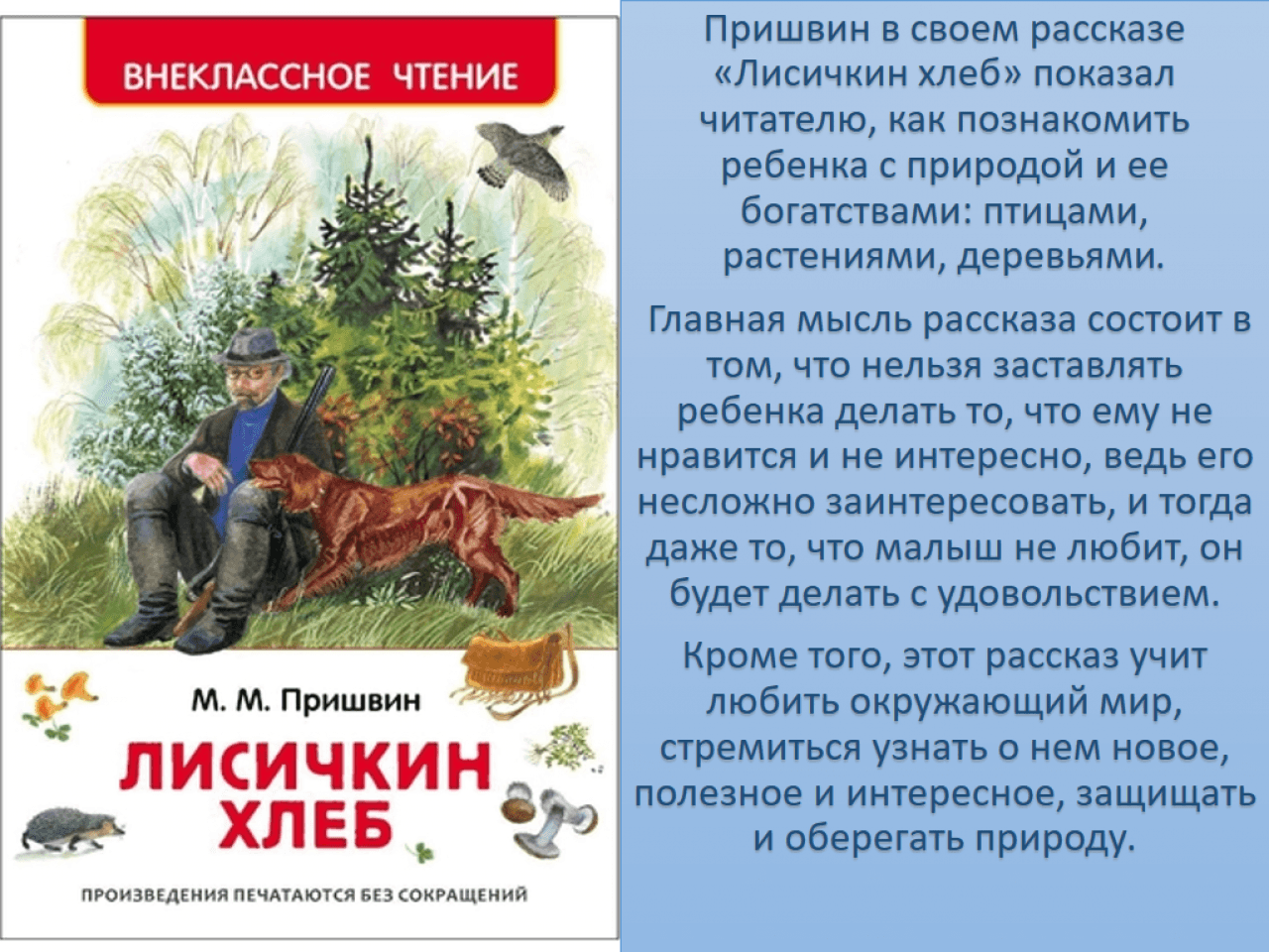 Презентация лисичкин хлеб