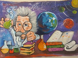 Рисунок на тему мир науки