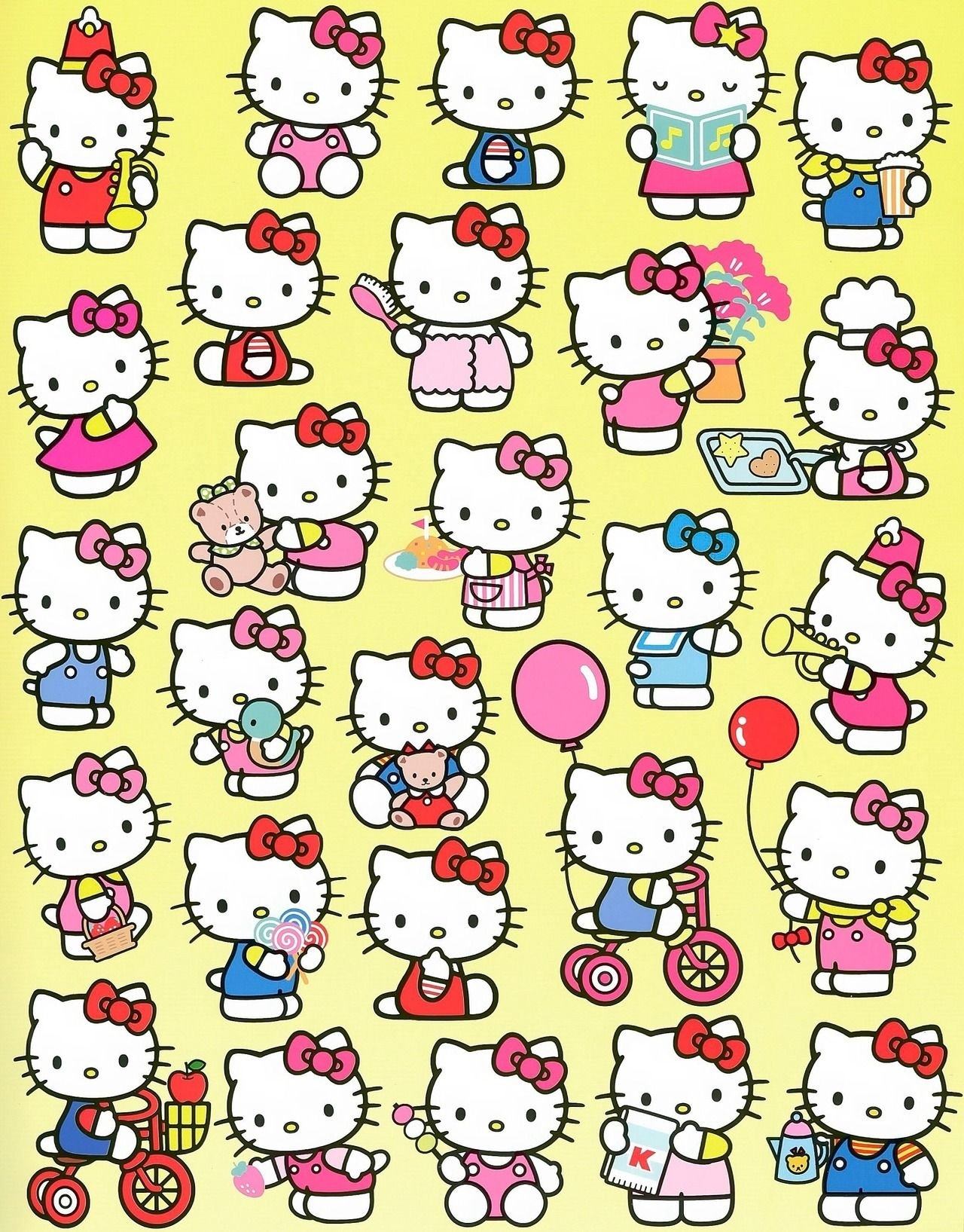 Много картинок hello kitty