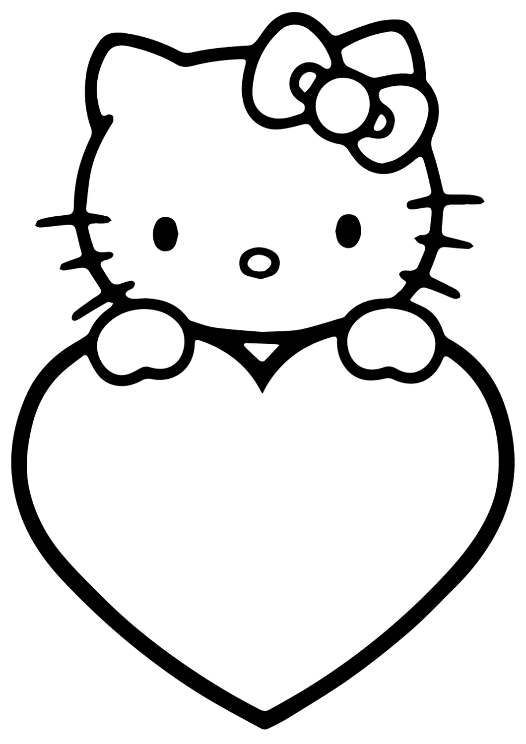 Как нарисовать hello kitty картинки