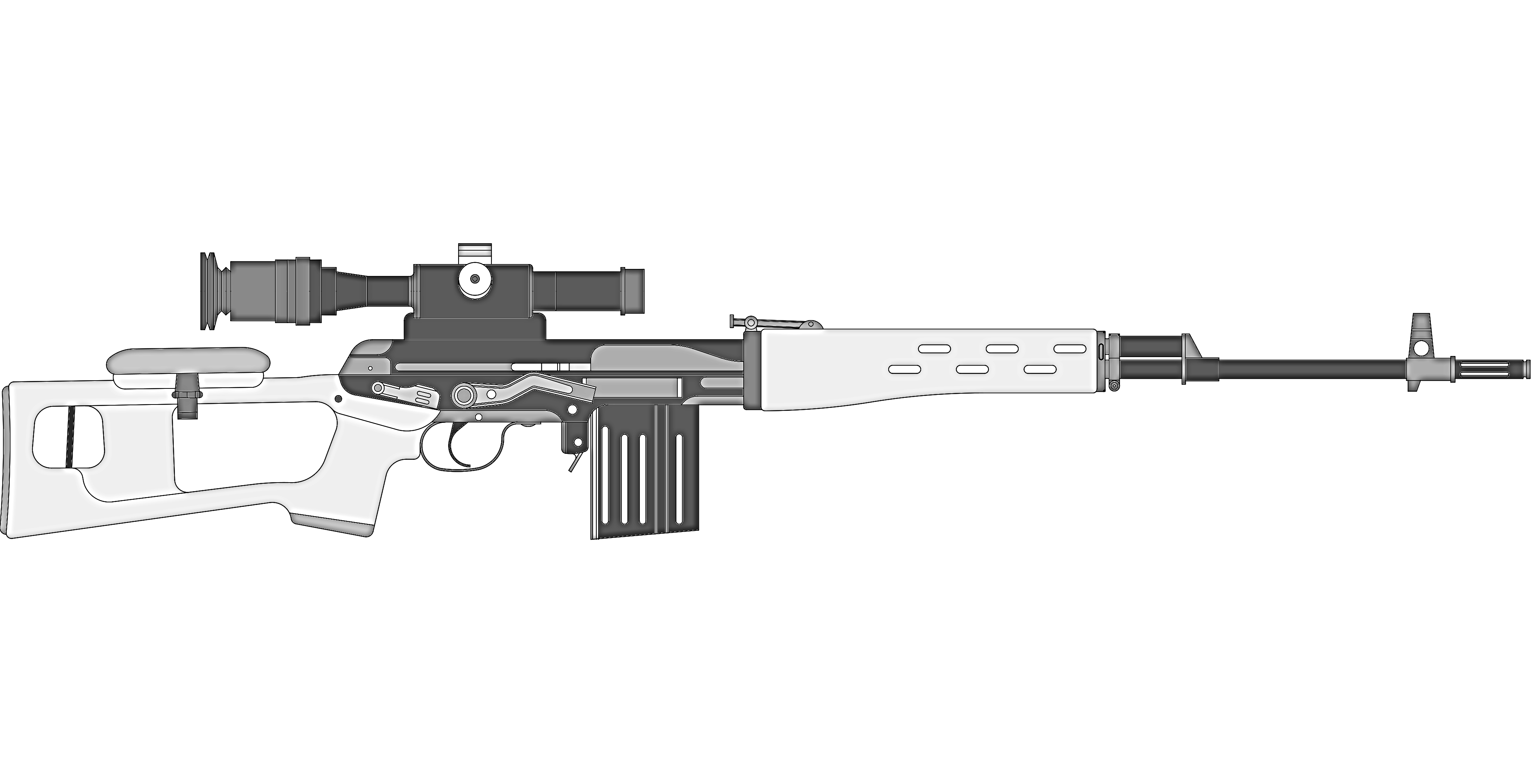 снайперская винтовка awp чертеж фото 55