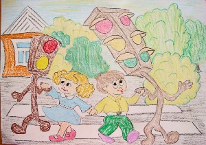 Рисунки на тему безопасное детство