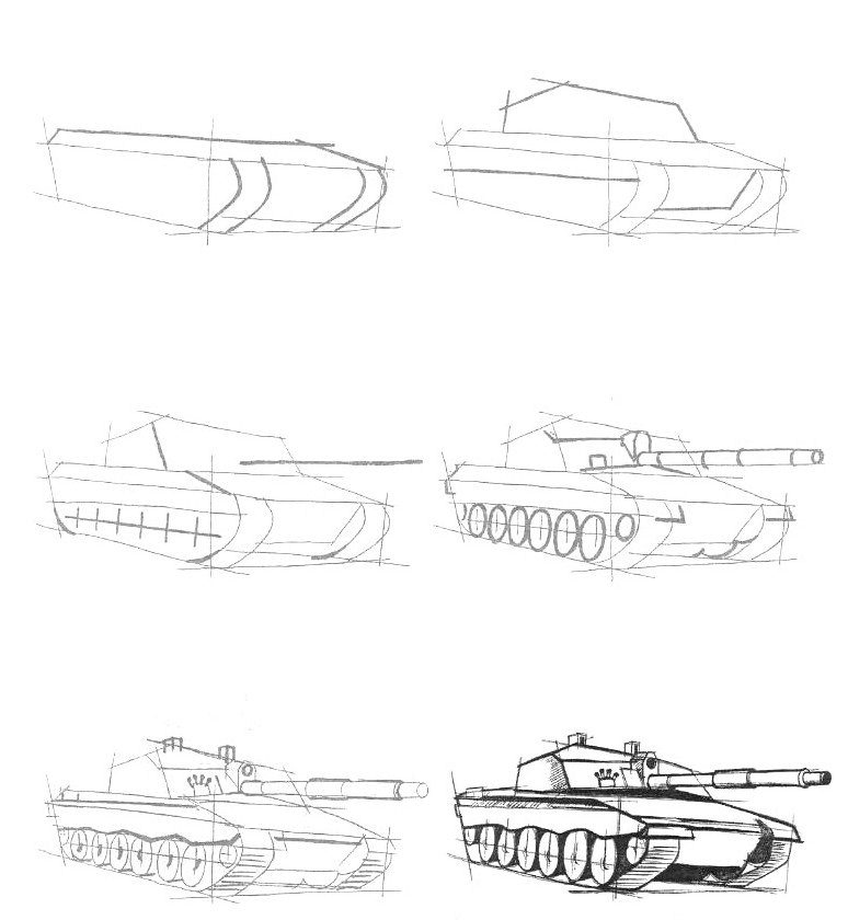 Поэтапное рисование военной техники. Танк спереди рисуем. Рисование танка сбоку. Танк т62 нарисовать поэтапно. Танк т90 карандашом.