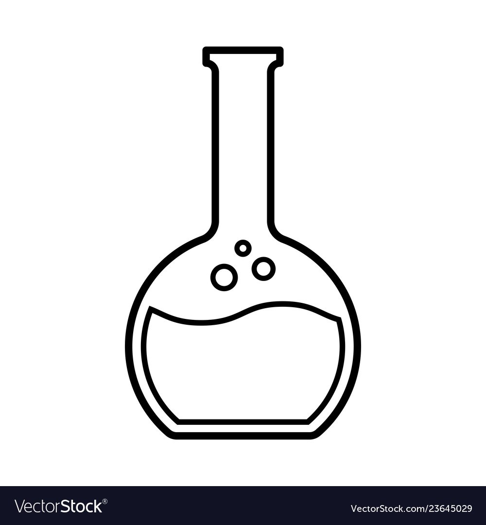 Плоскодонная колба рисунок