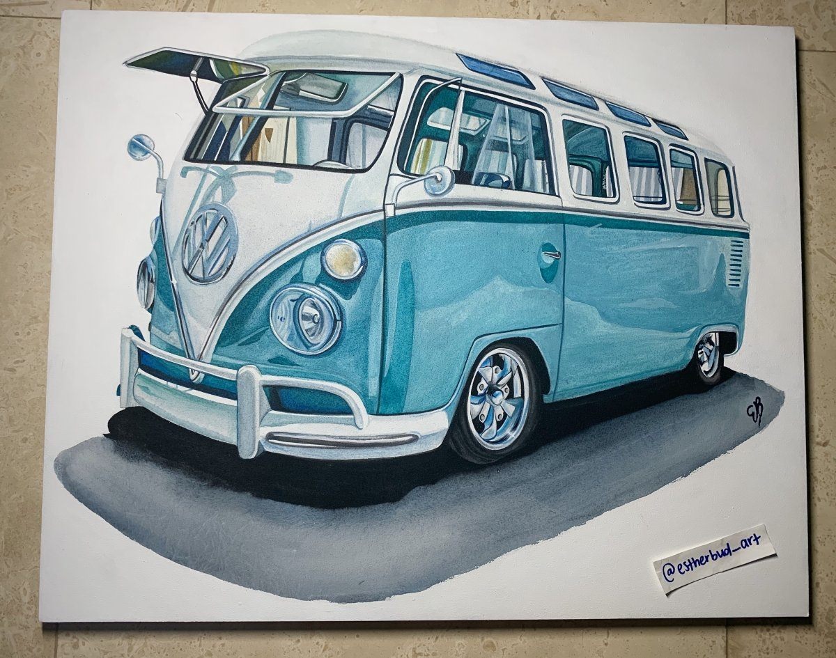 Фургон Volkswagen Bus vector