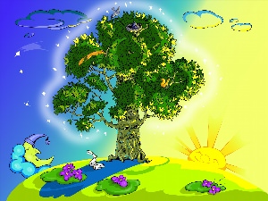 Сказочное дерево картинки для детей