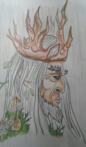 Как нарисовать лесного царя