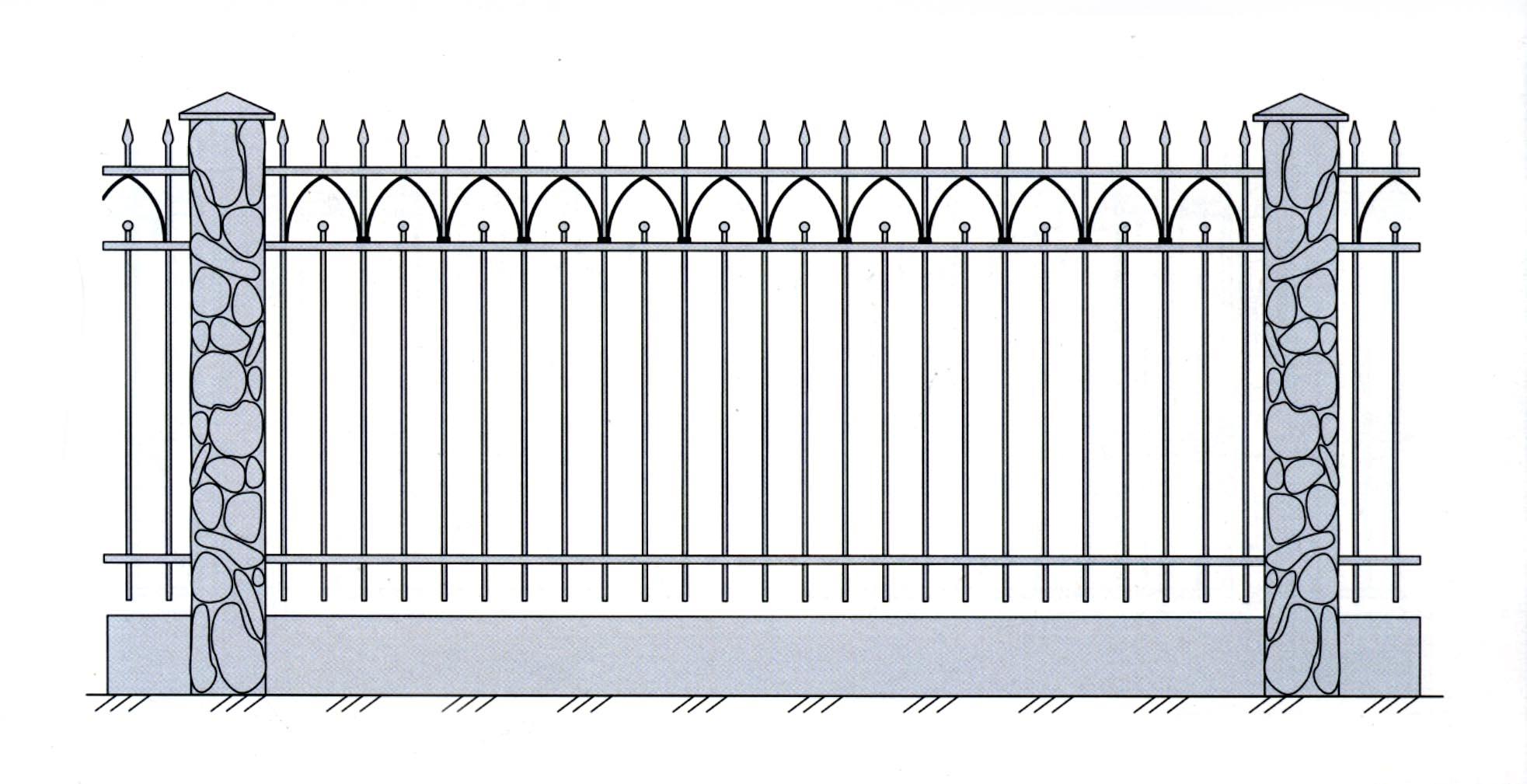 Кованый забор эскизы