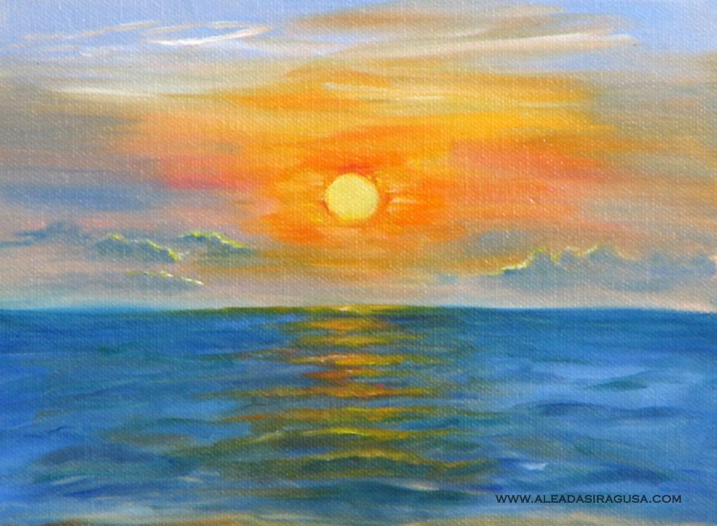 Рисование заря алая разливается. Картина Восход солнца. Рисование морской пейзаж. Море рисунок. Закат красками для детей.