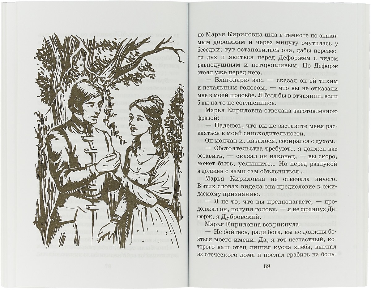 Произведение Пушкина Дубровский. Содержание первого тома дубровского
