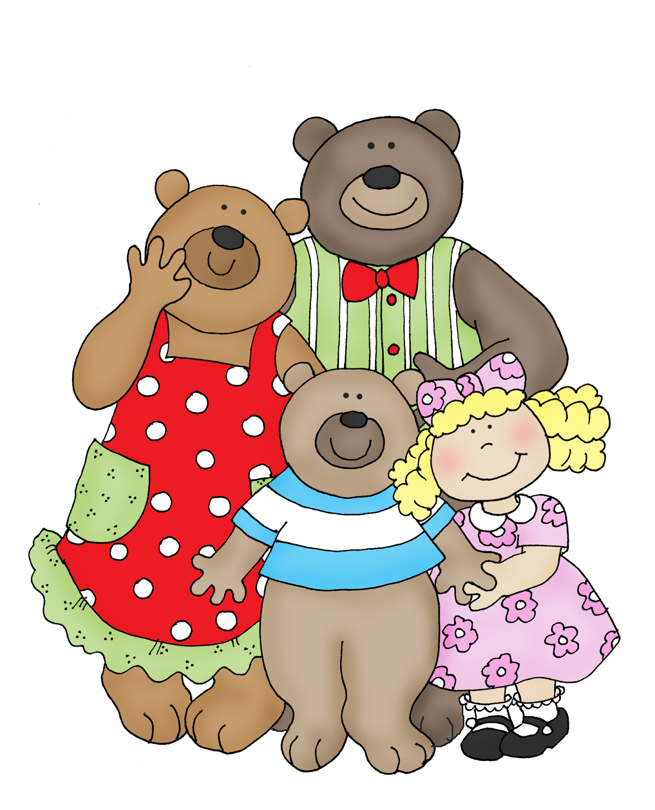 Три медведя иллюстрации. Goldilocks and 3 Bears. Три медведя. Семья мишек. Семья мультяшных медведей.