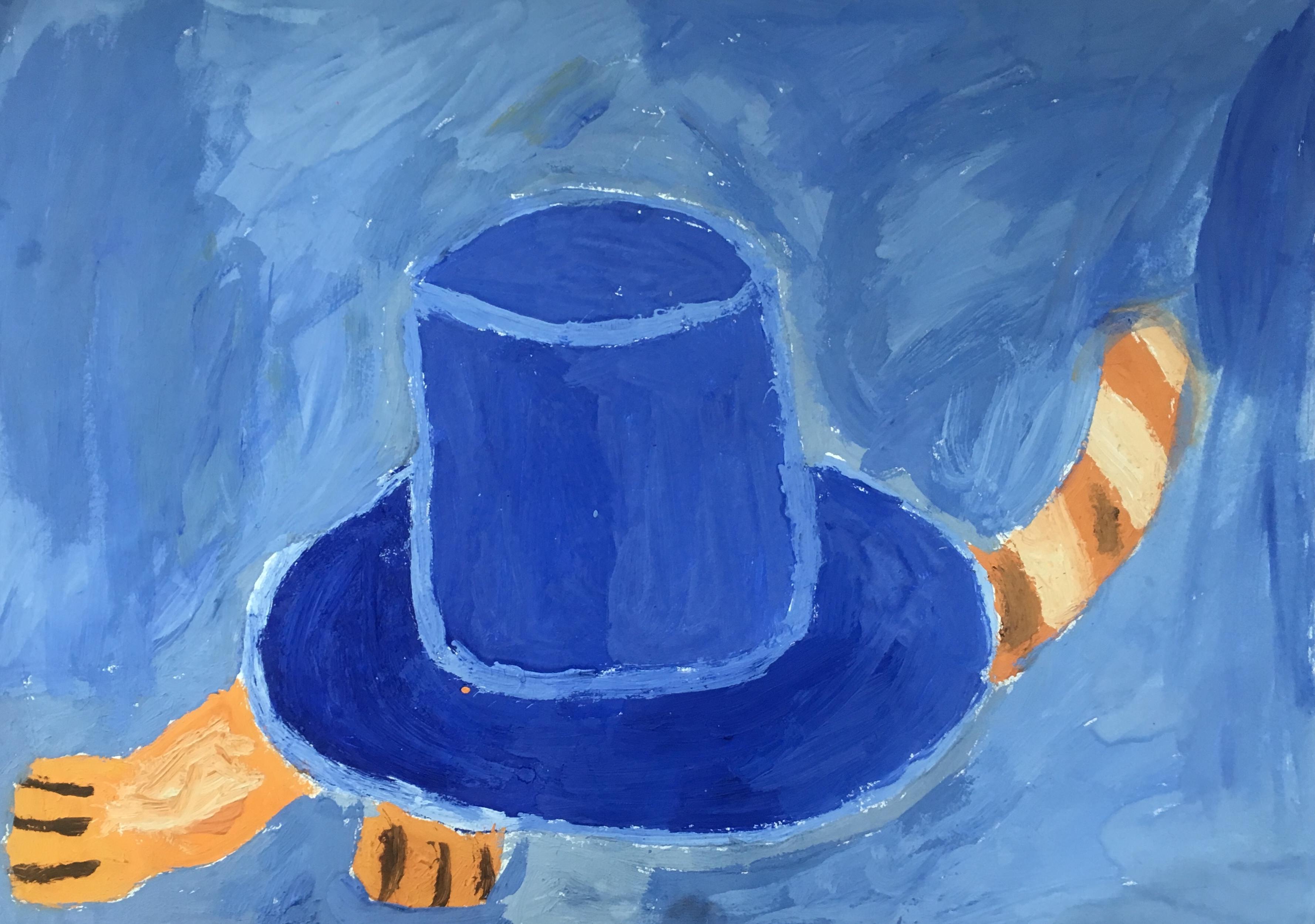 Живая шляпа 1 класс. Живая шляпа рисунок. Рисование Живая шляпа. Иллюстрация к рассказу Живая шляпа. Живая шляпа нарисовать.