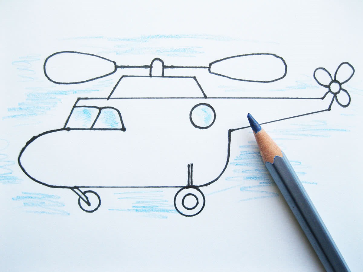 Самолет на 23 февраля легко. Рисование вертолета для детей. Вертолёт рисунок карандашом. Поэтапное рисование вертолета для детей. Вертолет пошаговое рисование для детей.