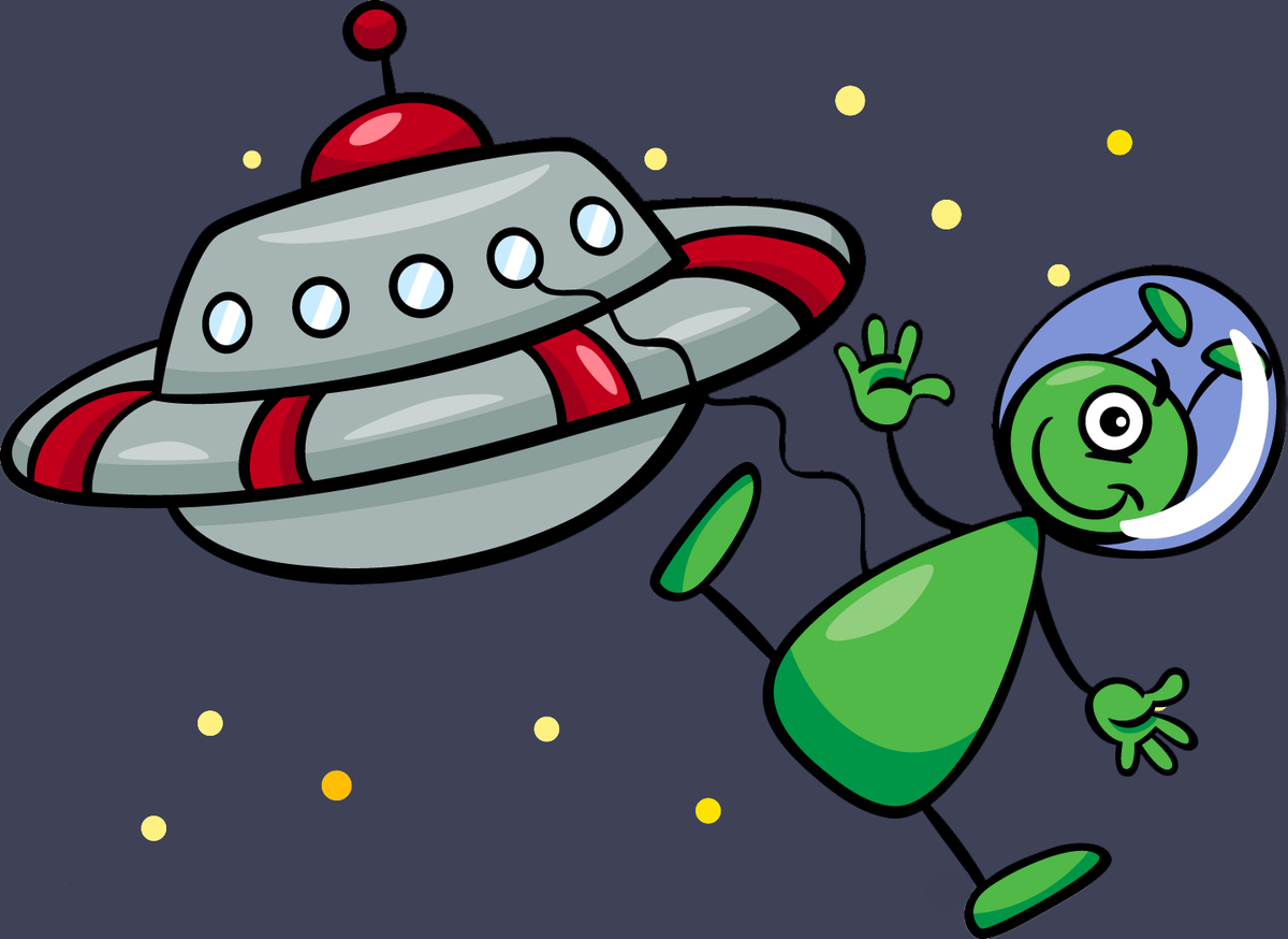 Рисунок инопланетянина в космосе. НЛО для детей. Инопланетяня космос для детей. НЛО мультяшное.