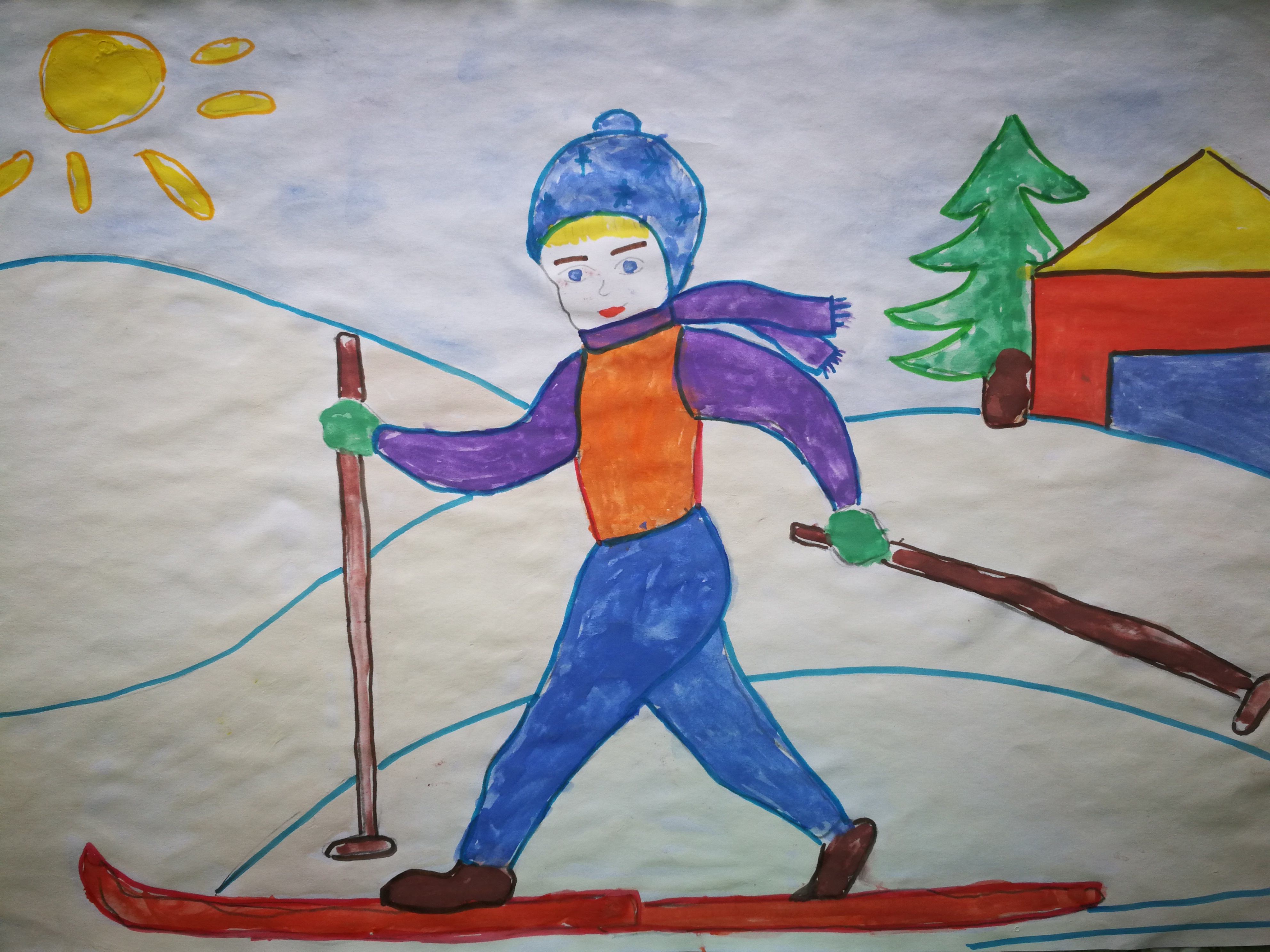 Лыжник 3 класс. Рисование лыжника в детском саду. Лыжник рисунок. Рисование лыжник в подготовительной группе. Рисование лыжник в старшей группе.