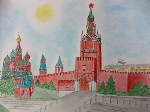 Рисунок на тему Кремль