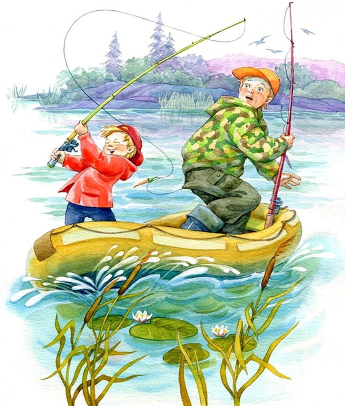 Про рыбалку для детей. Рыбак иллюстрация. Рыбалка рисунок. Рыбак с удочкой. Рыболов для детей.