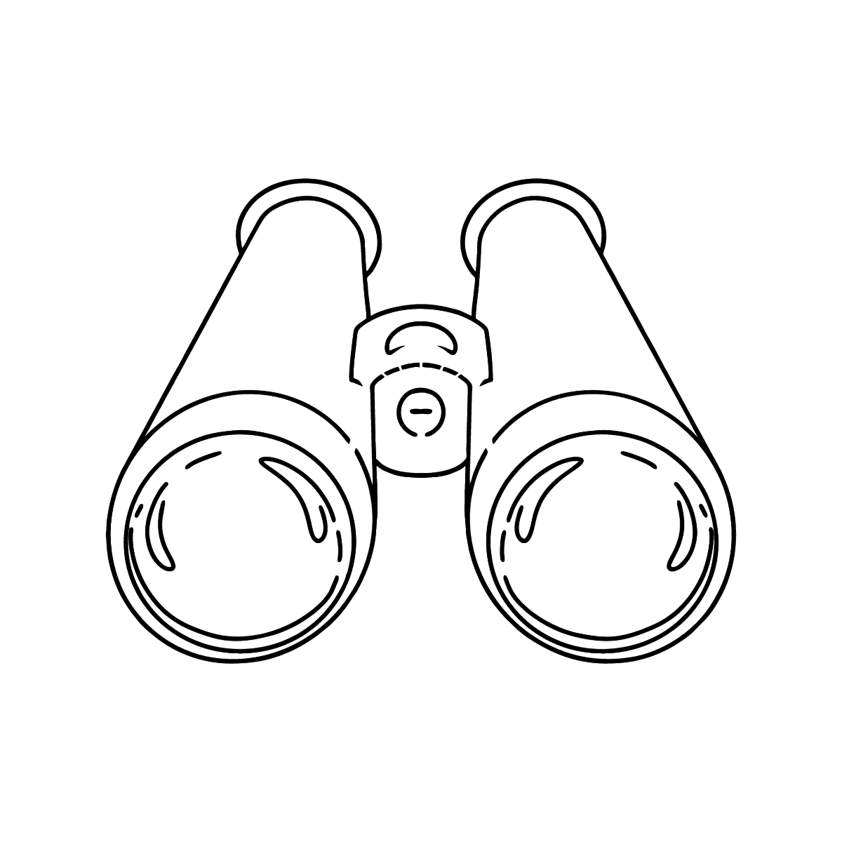 Картинка бинокль рисунок