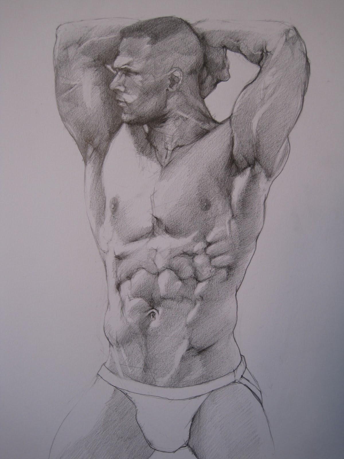 голые мужчины рисунок карандашом фото 89