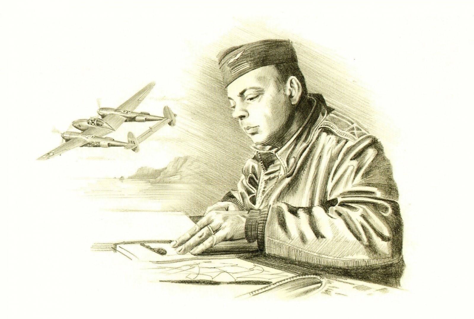 Писателю и профессиональному летчику